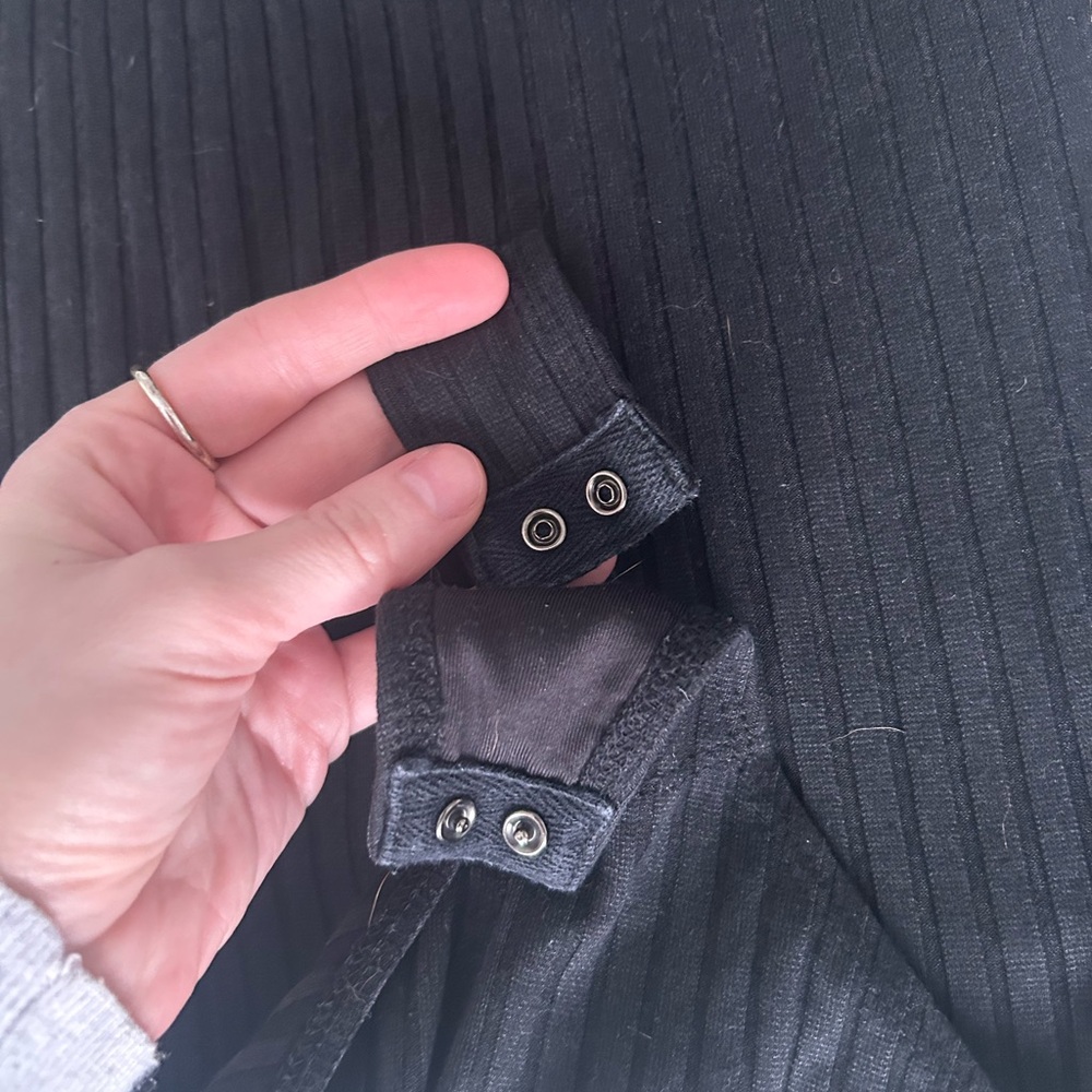 Lovers + Friends Black Ribbed Bodysuit - Picture 5 of 7